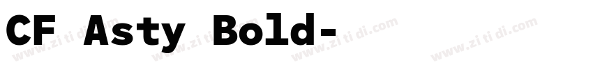 CF Asty Bold字体转换 CF Asty Bold字体转换